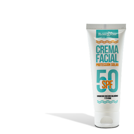 CREMA FACIAL SOLAR SPF+50 de 75 ml.