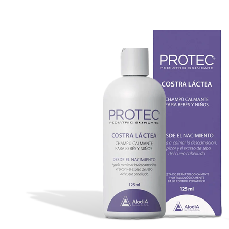 PROTEC CHAMPÚ CALMANTE PARA BEBÉ Y NIÑOS COSTRA LACTEA 125ML