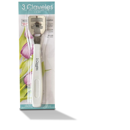 TRES CLAVELES CORTACALLOS 14 CM.