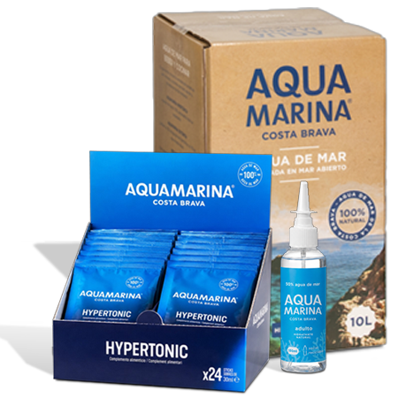 AQUA MARINA CAJA 24 STICKS + BAG IN BOX 10 L + NEBULIZADOR ADULTOS