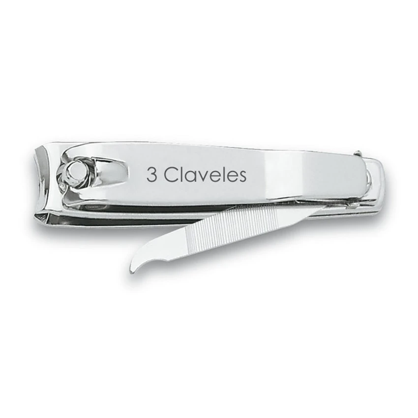 TRES CLAVELES CORTAUÑAS RECOGE UÑAS 6 CM