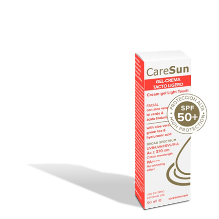CAREDERM CARESUN FACIAL GEL TACTO LIGERO SPF 50+ 50 ml
