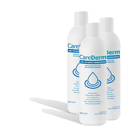 CAREDERM GEL DE BAÑO HIDRATANTE 500ml X3