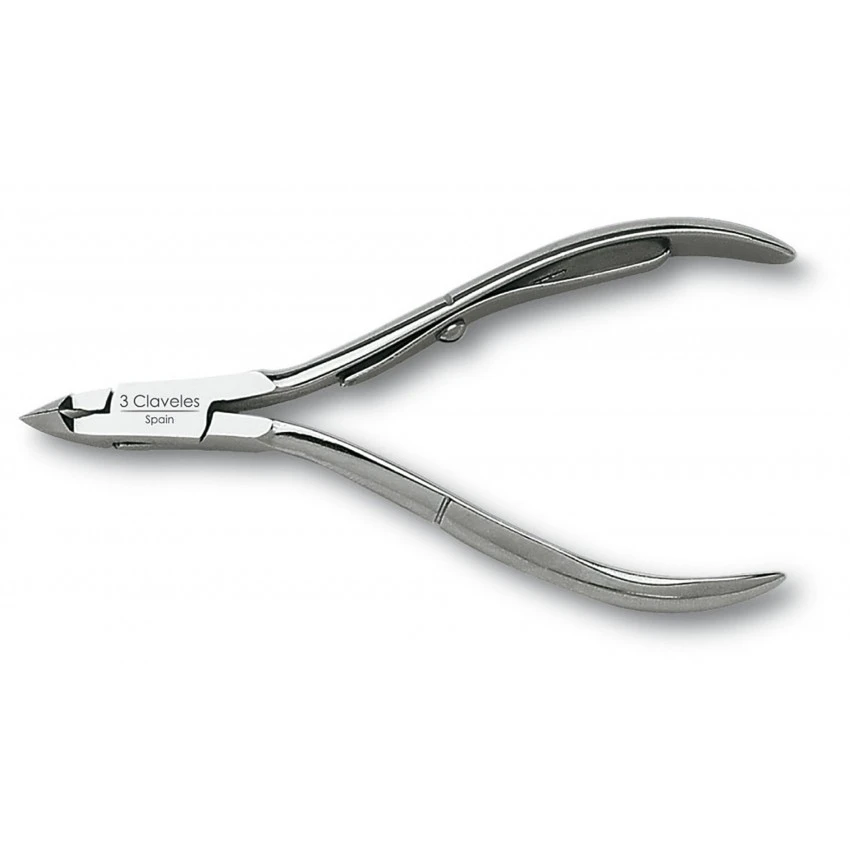 TRES CLAVELES ALICATE CUTICULA 4" 10cm