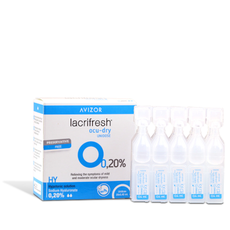 AVIZOR LACRIFRESH OCU-DRY 0.20% - 20 X 0.4 ml