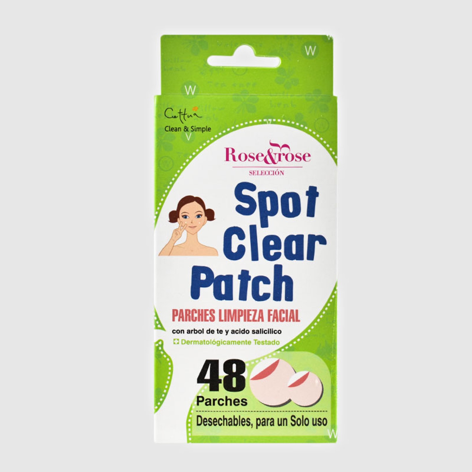 PARCHES ELIMINACION IMPUREZAS SPOT CLEAR caja 48 parches